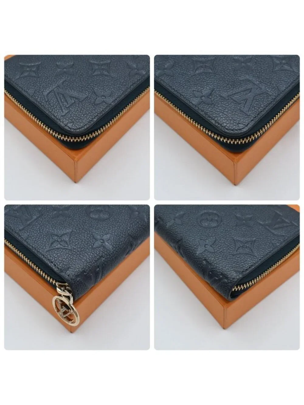 Louis Vuitton Zippy Wallet Empreinte Rhinestone